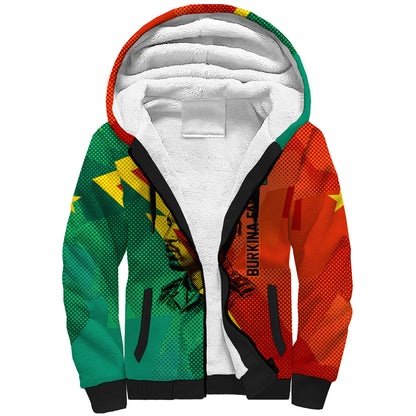 Burkina Faso Independence Day Thomas Sankara Sherpa Hoodie Revolution Heritage Broken Chains Graphic