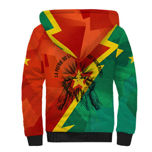 Burkina Faso Independence Day Thomas Sankara Sherpa Hoodie Revolution Heritage Broken Chains Graphic