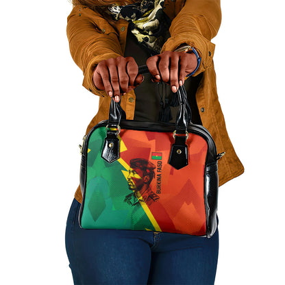 Burkina Faso Independence Day Thomas Sankara Shoulder Handbag Revolution Heritage Broken Chains Graphic