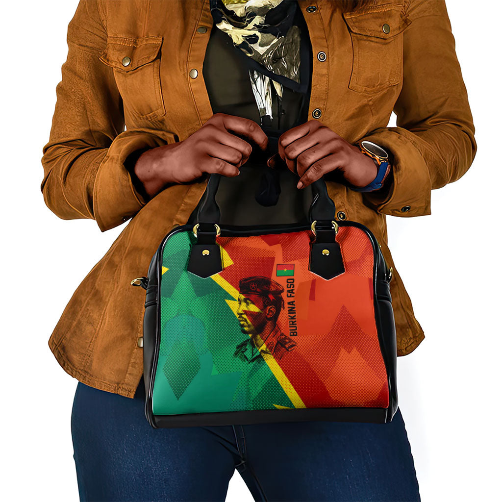 Burkina Faso Independence Day Thomas Sankara Shoulder Handbag Revolution Heritage Broken Chains Graphic