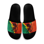 Burkina Faso Independence Day Thomas Sankara Slide Sandals Revolution Heritage Broken Chains Graphic