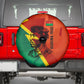 Burkina Faso Independence Day Thomas Sankara Spare Tire Cover Revolution Heritage Broken Chains Graphic