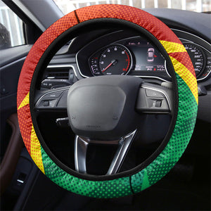 Burkina Faso Independence Day Thomas Sankara Steering Wheel Cover Revolution Heritage Broken Chains Graphic