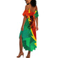Burkina Faso Independence Day Thomas Sankara Summer Maxi Dress Revolution Heritage Broken Chains Graphic