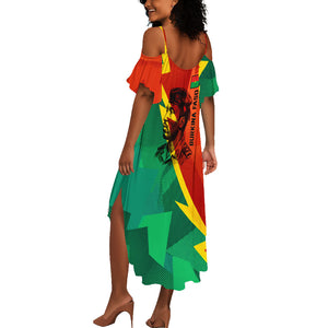 Burkina Faso Independence Day Thomas Sankara Summer Maxi Dress Revolution Heritage Broken Chains Graphic