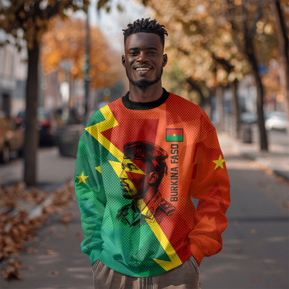 Burkina Faso Independence Day Thomas Sankara Sweatshirt Revolution Heritage Broken Chains Graphic