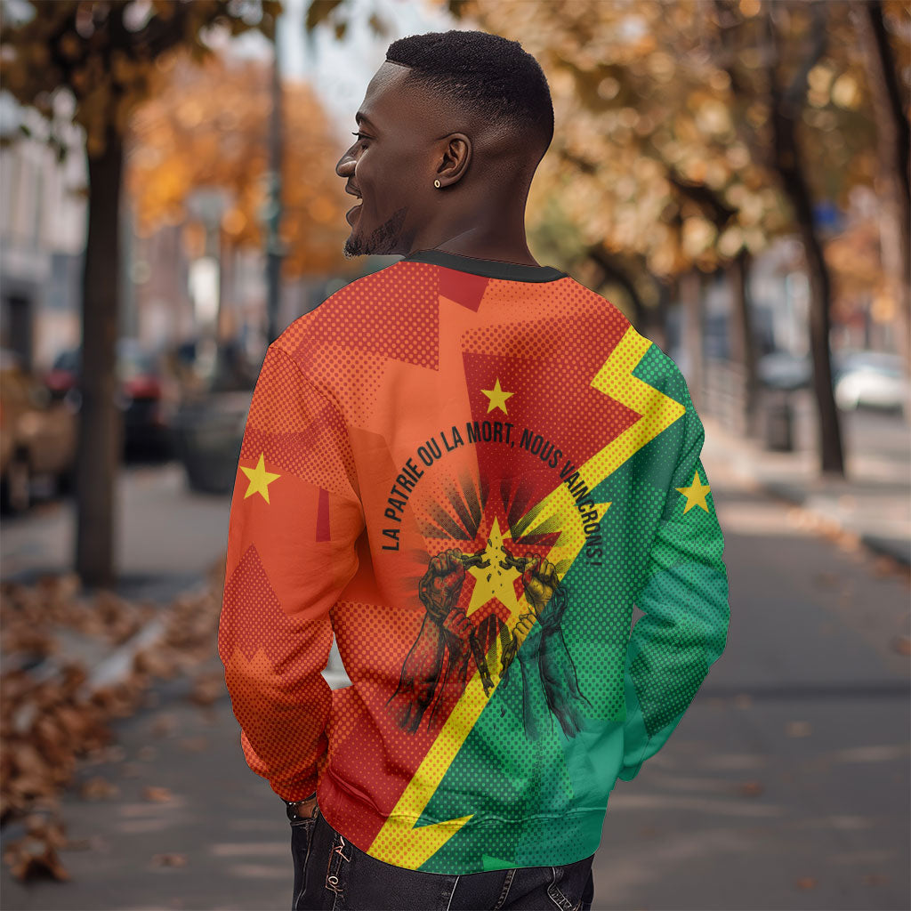 Burkina Faso Independence Day Thomas Sankara Sweatshirt Revolution Heritage Broken Chains Graphic
