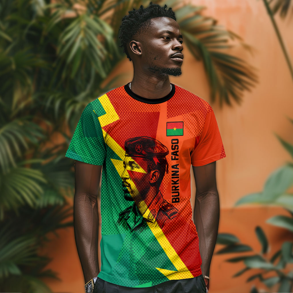 Burkina Faso Independence Day Thomas Sankara T shirt Revolution Heritage Broken Chains Graphic