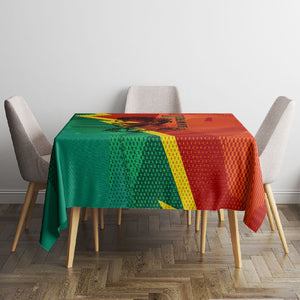 Burkina Faso Independence Day Thomas Sankara Tablecloth Revolution Heritage Broken Chains Graphic