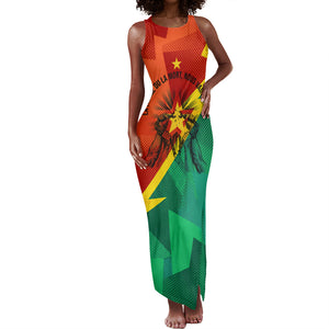 Burkina Faso Independence Day Thomas Sankara Tank Maxi Dress Revolution Heritage Broken Chains Graphic