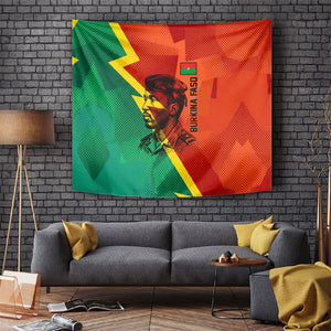 Burkina Faso Independence Day Thomas Sankara Tapestry Revolution Heritage Broken Chains Graphic