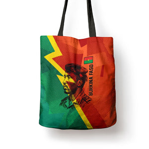 Burkina Faso Independence Day Thomas Sankara Tote Bag Revolution Heritage Broken Chains Graphic