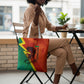Burkina Faso Independence Day Thomas Sankara Tote Bag Revolution Heritage Broken Chains Graphic