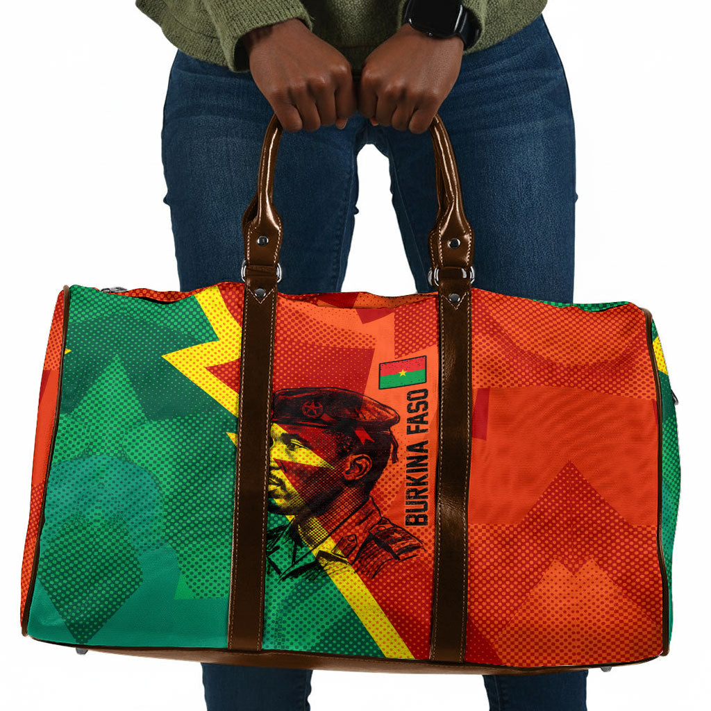 Burkina Faso Independence Day Thomas Sankara Travel Bag Revolution Heritage Broken Chains Graphic