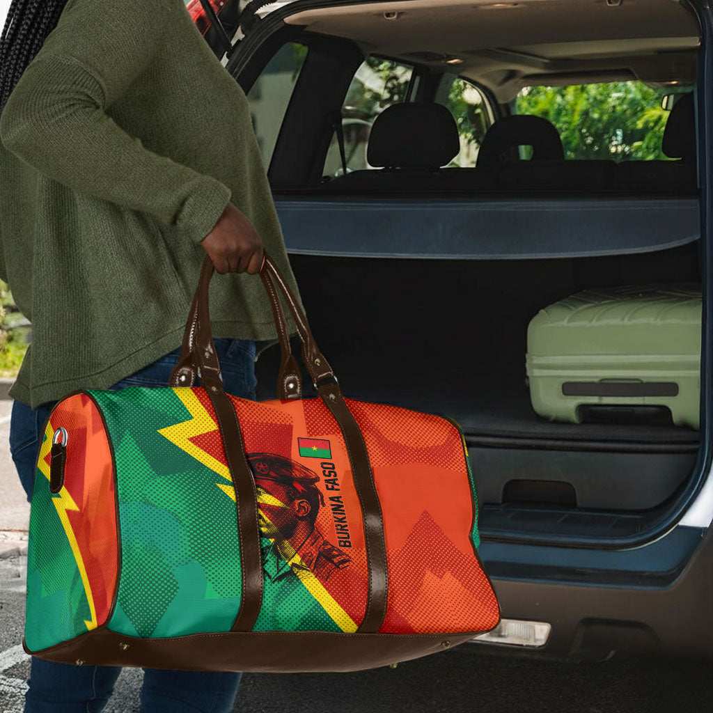 Burkina Faso Independence Day Thomas Sankara Travel Bag Revolution Heritage Broken Chains Graphic