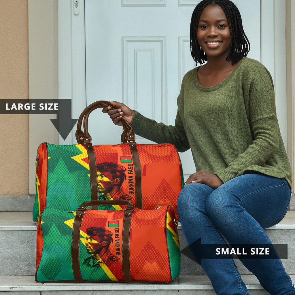 Burkina Faso Independence Day Thomas Sankara Travel Bag Revolution Heritage Broken Chains Graphic