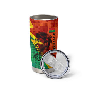 Burkina Faso Independence Day Thomas Sankara Tumbler Cup Revolution Heritage Broken Chains Graphic