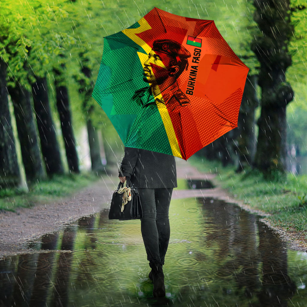 Burkina Faso Independence Day Thomas Sankara Umbrella Revolution Heritage Broken Chains Graphic