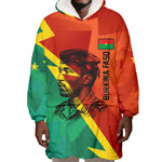 Burkina Faso Independence Day Thomas Sankara Wearable Blanket Hoodie Revolution Heritage Broken Chains Graphic