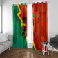 Burkina Faso Independence Day Thomas Sankara Window Curtain Revolution Heritage Broken Chains Graphic