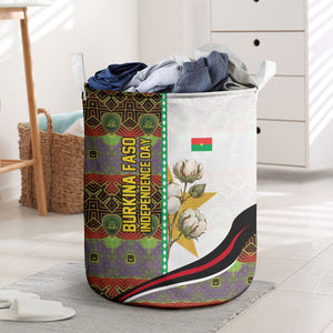 Burkina Faso Independence Day Coat Of Arms Laundry Basket National Stallion Shield