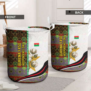 Burkina Faso Independence Day Coat Of Arms Laundry Basket National Stallion Shield