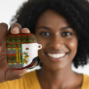 Burkina Faso Independence Day Coat Of Arms AirPods Case National Stallion Shield