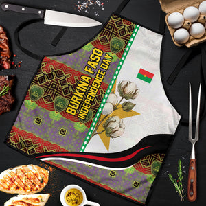 Burkina Faso Independence Day Coat Of Arms Apron National Stallion Shield