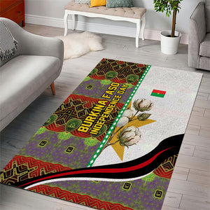 Burkina Faso Independence Day Coat Of Arms Area Rug National Stallion Shield