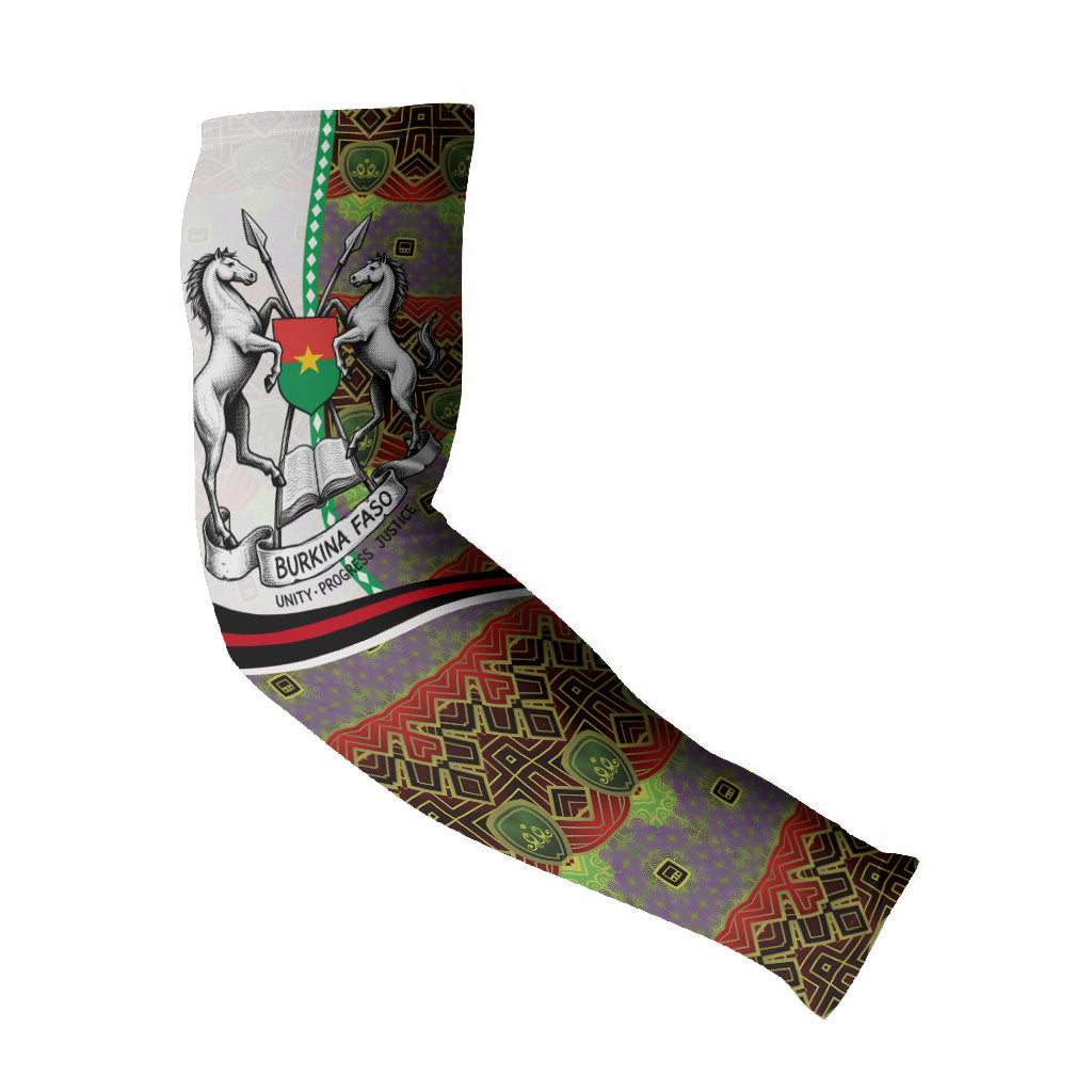 Burkina Faso Independence Day Coat Of Arms Arm Sleeves National Stallion Shield