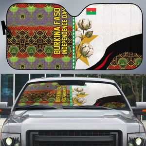 Burkina Faso Independence Day Coat Of Arms Auto Sun Shade National Stallion Shield