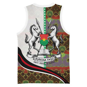 Burkina Faso Independence Day Coat Of Arms Basketball Jersey National Stallion Shield