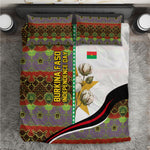 Burkina Faso Independence Day Coat Of Arms Bedding Set National Stallion Shield
