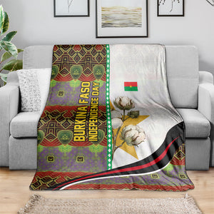 Burkina Faso Independence Day Coat Of Arms Blanket National Stallion Shield