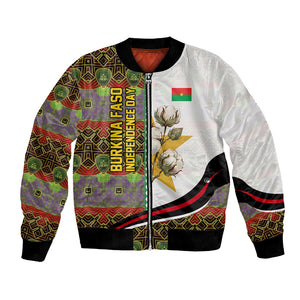 Burkina Faso Independence Day Coat Of Arms Bomber Jacket National Stallion Shield