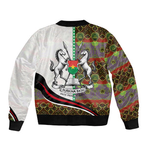 Burkina Faso Independence Day Coat Of Arms Bomber Jacket National Stallion Shield