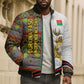 Burkina Faso Independence Day Coat Of Arms Bomber Puffer Jacket National Stallion Shield
