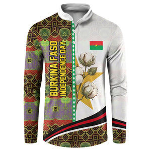 Burkina Faso Independence Day Coat Of Arms Button Sweatshirt National Stallion Shield
