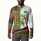 Burkina Faso Independence Day Coat Of Arms Button Sweatshirt National Stallion Shield
