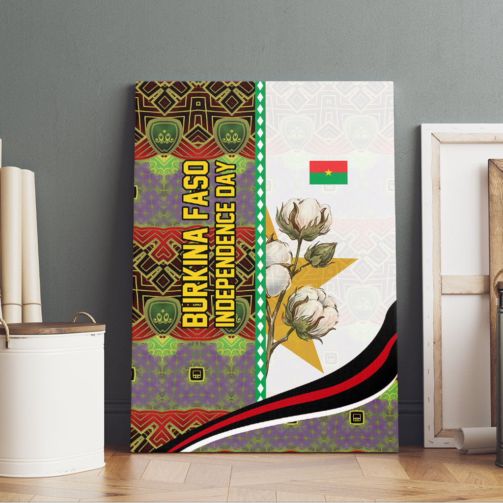 Burkina Faso Independence Day Coat Of Arms Canvas Wall Art National Stallion Shield
