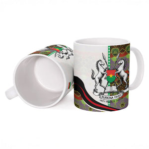 Burkina Faso Independence Day Coat Of Arms Ceramic Mug National Stallion Shield