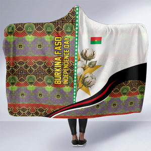 Burkina Faso Independence Day Coat Of Arms Hooded Blanket National Stallion Shield