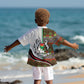Burkina Faso Independence Day Coat Of Arms Kid Hawaiian Shirt National Stallion Shield