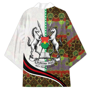 Burkina Faso Independence Day Coat Of Arms Kimono National Stallion Shield