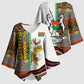 Burkina Faso Independence Day Coat Of Arms Kimono Sleeve Blouse National Stallion Shield