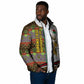 Burkina Faso Independence Day Coat Of Arms Padded Jacket National Stallion Shield
