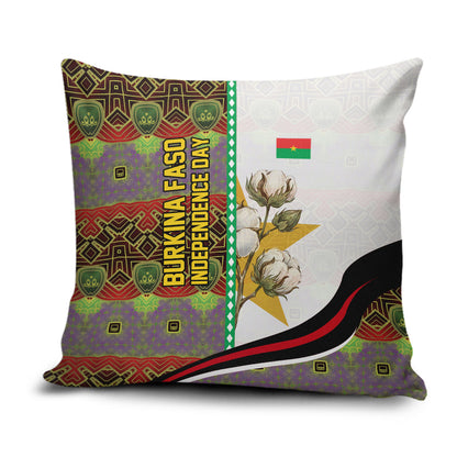 Burkina Faso Independence Day Coat Of Arms Pillow Cover National Stallion Shield