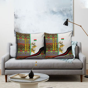 Burkina Faso Independence Day Coat Of Arms Pillow Cover National Stallion Shield