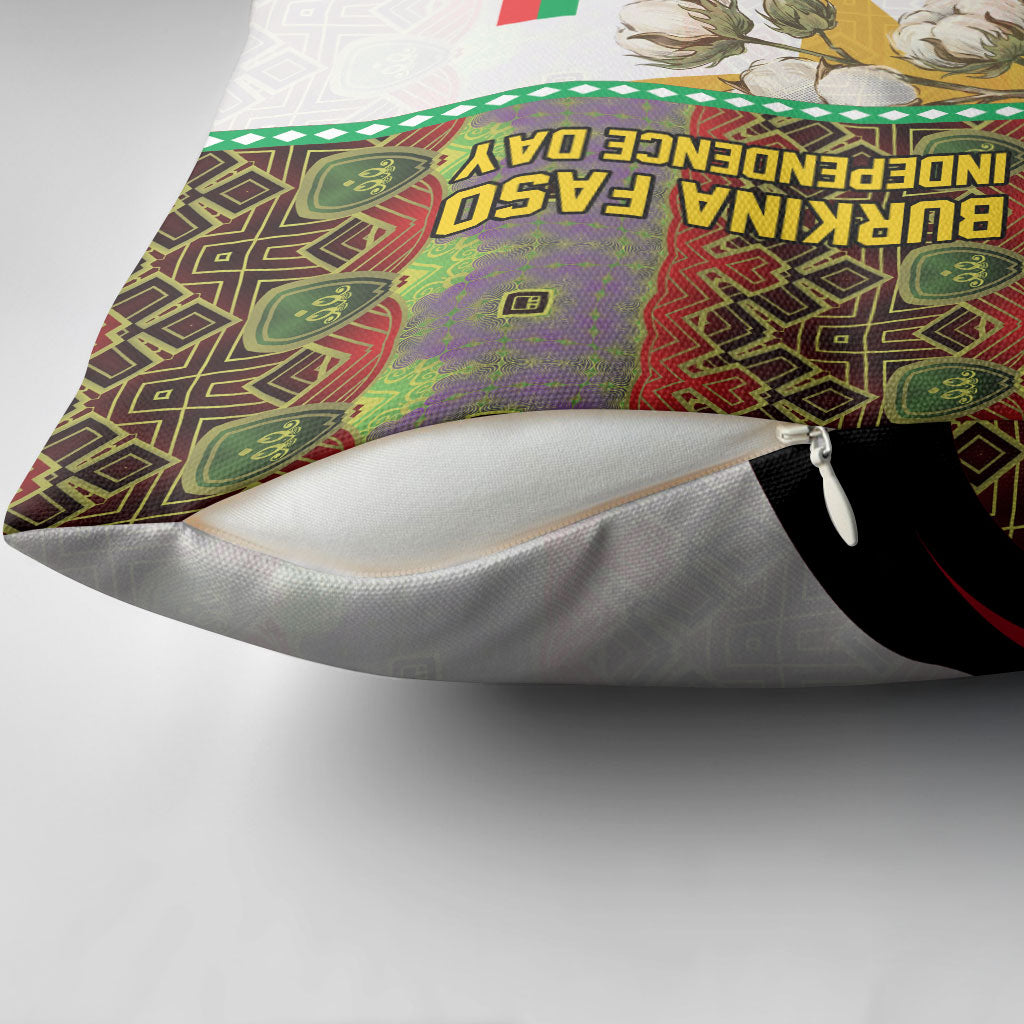 Burkina Faso Independence Day Coat Of Arms Pillow Cover National Stallion Shield