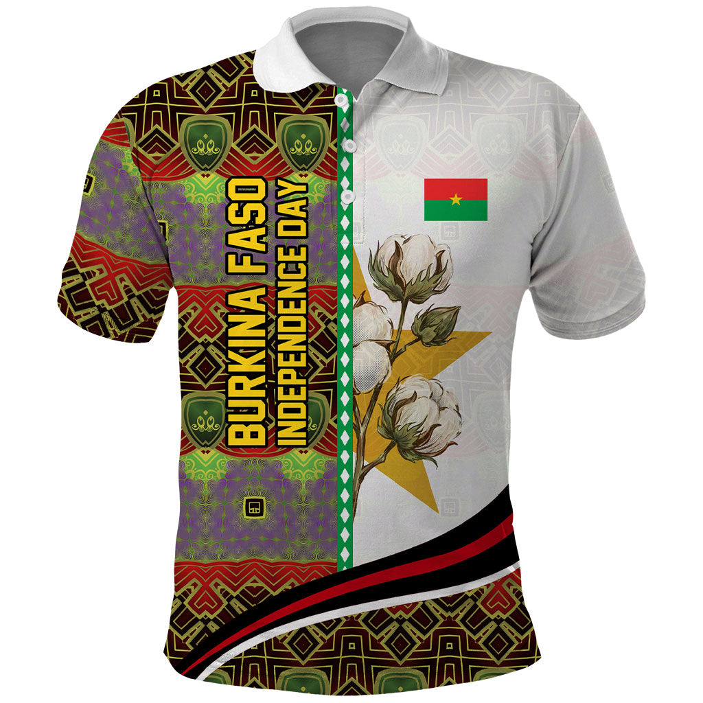 Burkina Faso Independence Day Coat Of Arms Polo Shirt National Stallion Shield